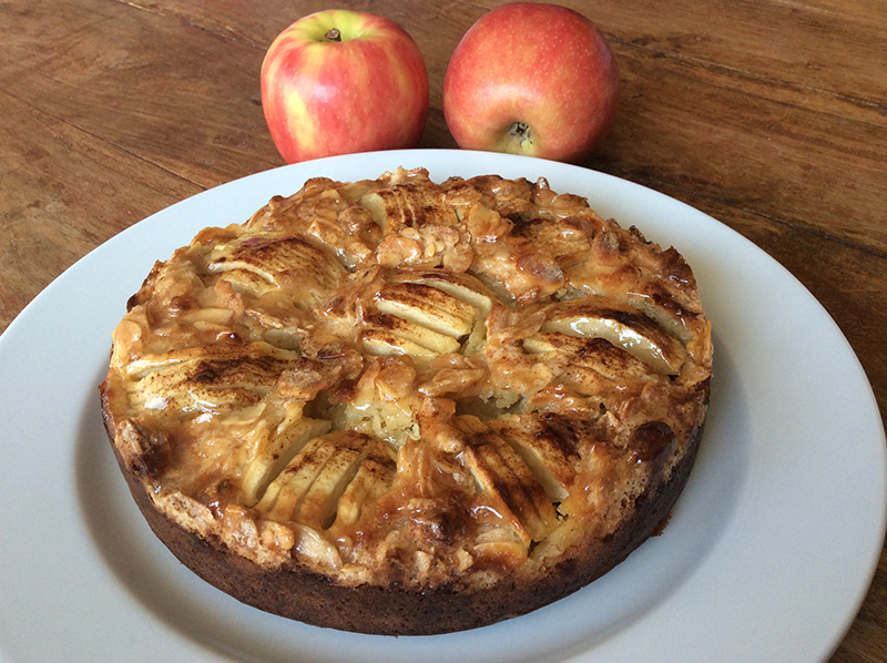 Herfstgebak met appel en amandel